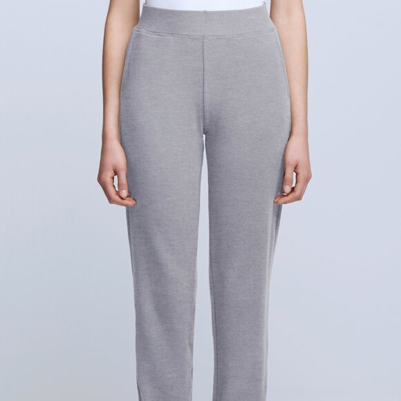L'AGENCE The Moss Jogger Pant in Heather Grey - Picture 1 of 8
